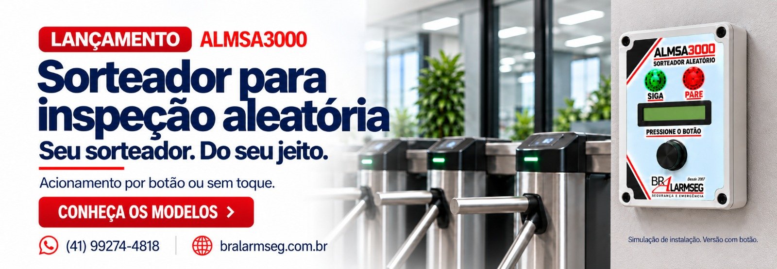 Sorteador aleatório - lançamento.