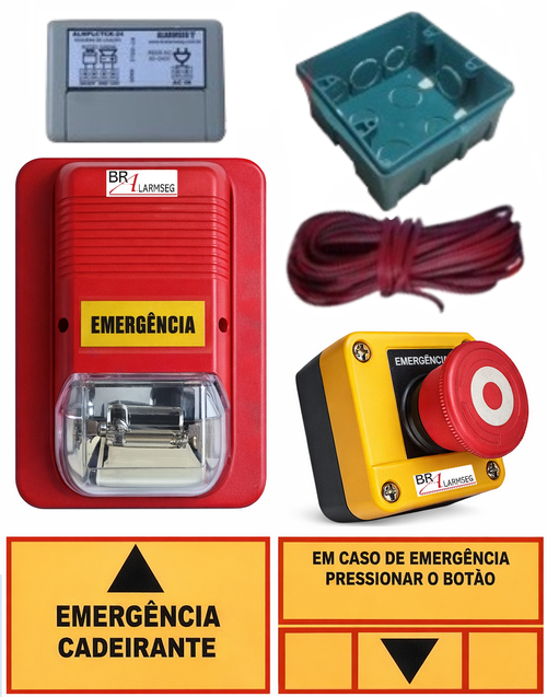 KIT ACESSIBILIDADE AO CADEIRANTE SISTEMA COM FIO