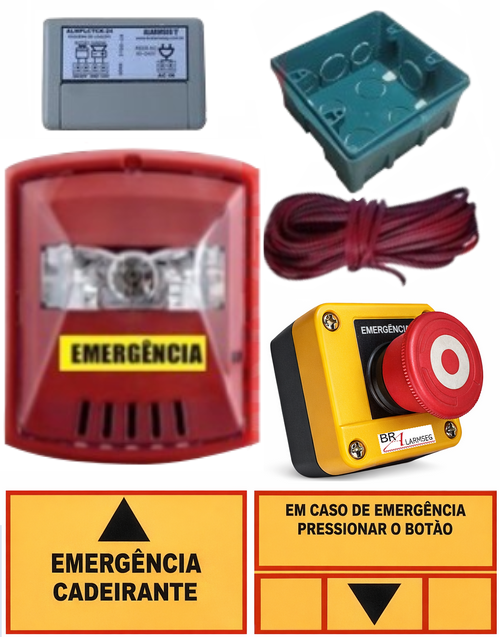 KIT ACESSIBILIDADE AO CADEIRANTE - SISTEMA C/ FIO