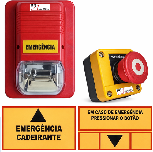 KIT ACESSIBILIDADE AO CADEIRANTE SISTEMA SEM FIO